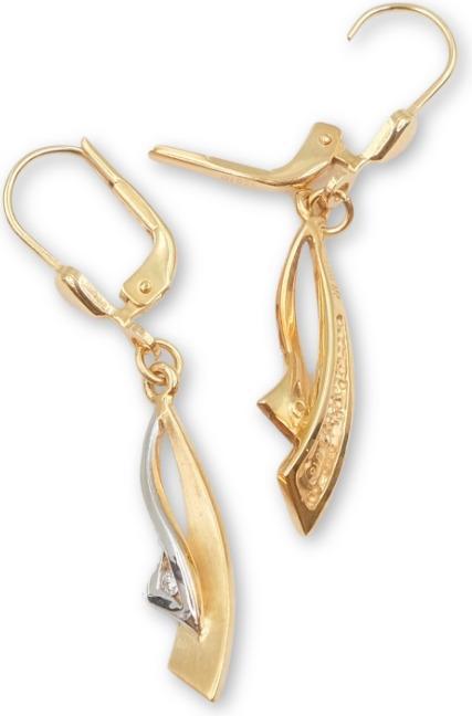 Produktbild Muau Diamant Ohrhänger Bicolor 750/18K