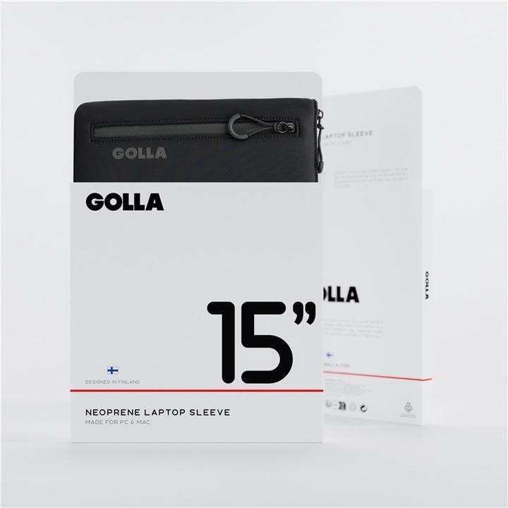 Produktbild Golla Set aus Rucksack und Laptop-Sleeve 15 Zoll, Black