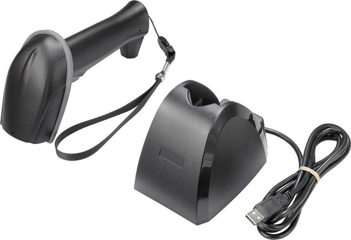Actual product image Renkforce 1D Wireless Barcode Scanner i, Laser, USB Kit (1D barcodes)