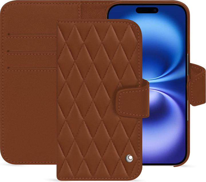 Productafbeelding Noreve Apple iPhone 16 leren portemonnee hoesje (Apple iPhone 16)
