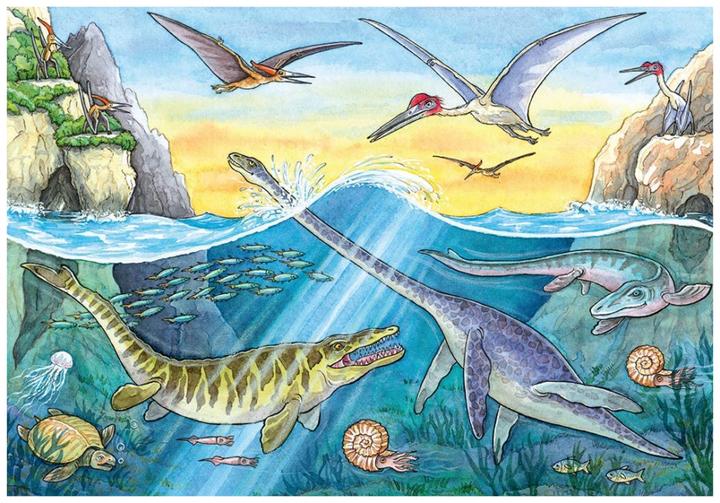 Actual product image Ravensburger Dinosaurs and their habitats (24 pieces)