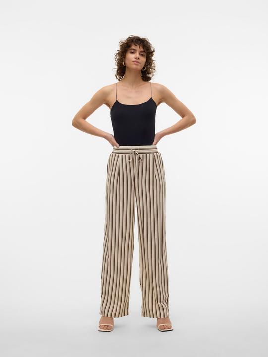 Actual product image Vero Moda VMJESMILO Mid-rise waist trousers Wide leg trousers (S)