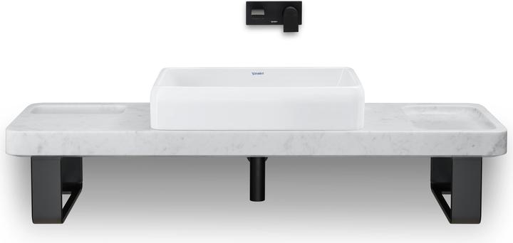 Actual product image Duravit Single lever basin mixer Tulum concealed, projection 171mm black matt