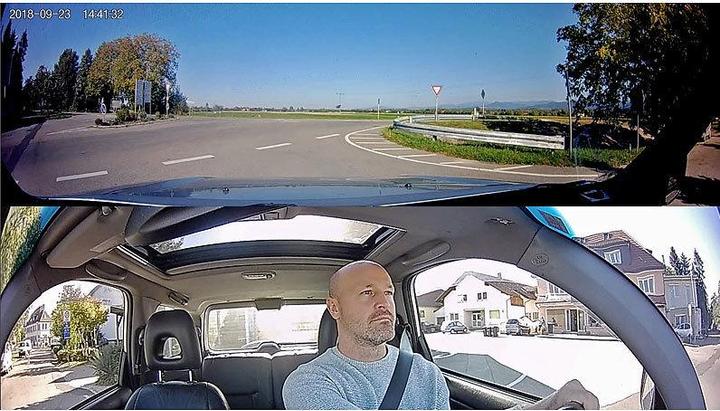 Produktbild NavGear Full-HD-Dashcam mit G-Sensor (Beschleunigungssensor, Akku, Full HD)