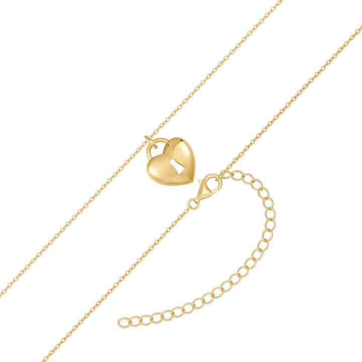 Immagine prodotto Rafaela Donata Damen Halskette Herz mit Schlüsselloch - 37634 (Argento)