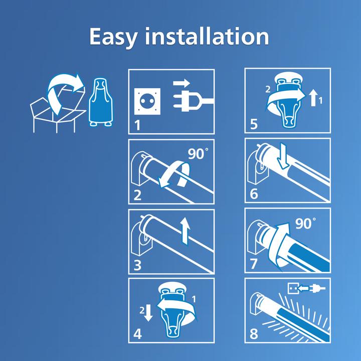 Immagine prodotto Philips Ultra Output (G13, 17.70 W, 2400 lm, 4 x, D)