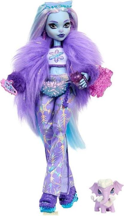 Image du produit Monster High Abbey Bominable Yeti avec mammouth de compagnie et accessoires