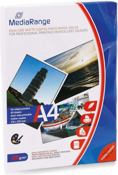 Actual product image MediaRange Photo paper (200 g/m², A4, 1 x)