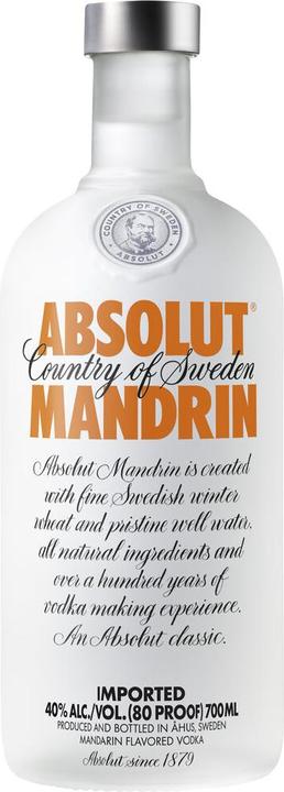 Image du produit Absolut Mandrin (1 x 100 cl)