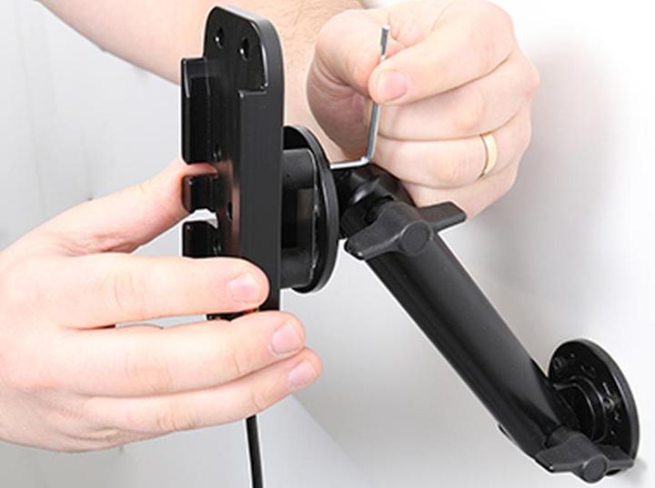 Actual product image Brodit Active bracket, 12/24V, for HONEYWELL A720x, with vibration dampers