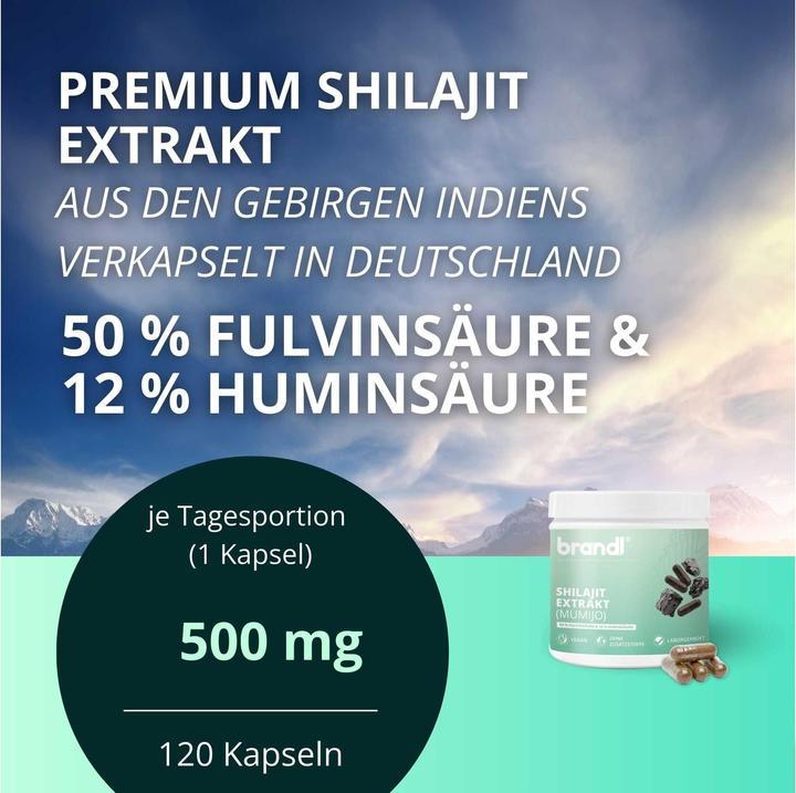 Actual product image Brandl Shilajit capsules (1 Piece, Capsules, 80 g)