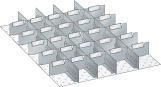 Actual product image Lista Dividing set for drawer dimensions 459 x 612 mm