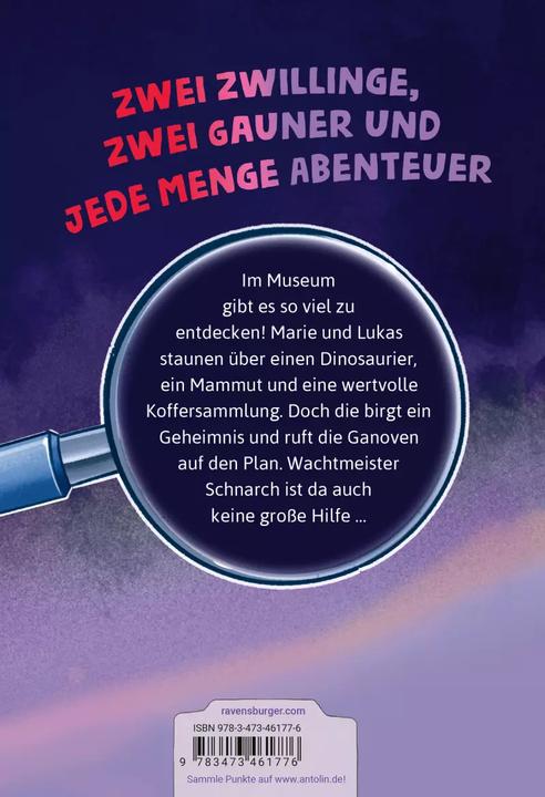 Produktbild Ravensburger Die Jagd nach dem magischen Detektivkoffer, Band 5: Goldraub im Museum (Deutsch, Cally Stronk, Patrick Fix, 2022)