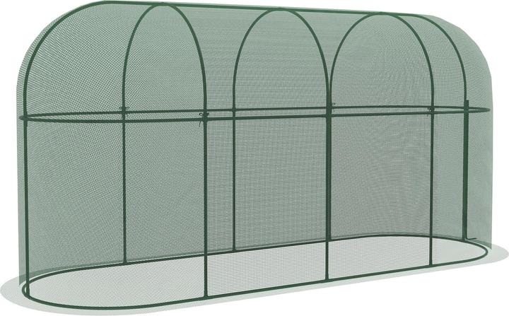 Actual product image Outsunny Plant protection net with frame and zip fastener