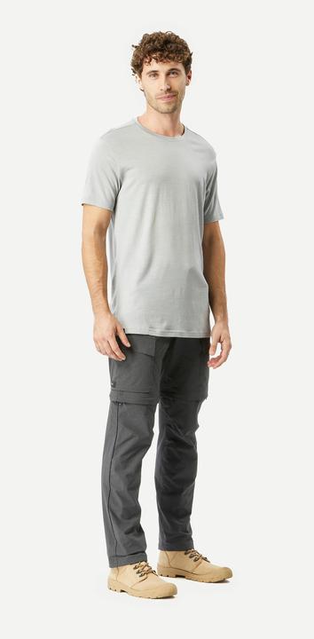 Immagine prodotto Forclaz Camicia Merino da uomo a manica corta per lo zaino - Travel 500 grigio (L)