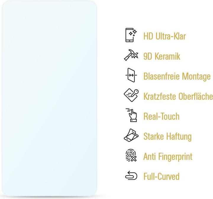 Produktbild Protectorking 3x Ceramic-Glass Full Cover HD Klar (4 Stück, Apple iPhone 15 Pro)