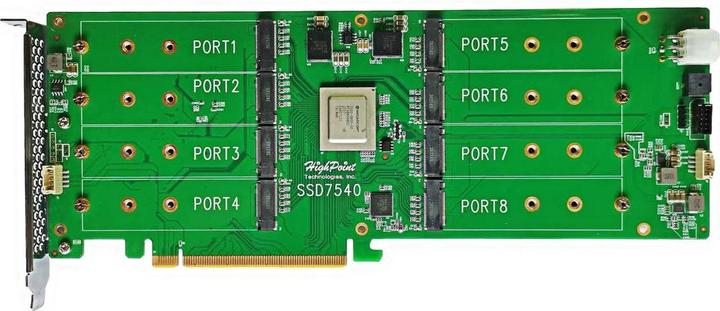 Actual product image HighPoint 7500 Series SSD7540 - Storage Controller (RAID)