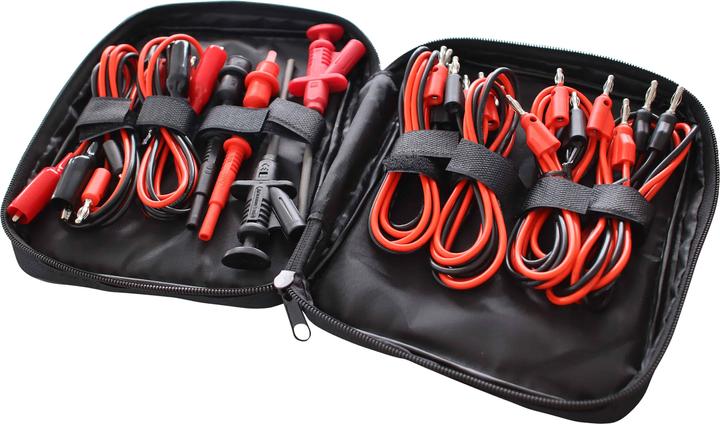 Image du produit Peaktech Messzubehör-Set, P 8201, für Labornetzgeräte mit 4 mm Steckern