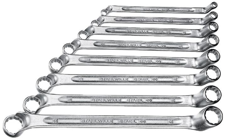 Actual product image Stahlwille Double box wrench set 20/1 (32 mm, 19 mm, 6 mm, 12 mm, 24 mm, 14 mm, 22 mm, 16 mm, 23 mm, 10 mm, 21 mm, 18 mm, 27 mm, 7 mm, 31 mm, 17 mm, 11 mm, 15 mm, 26 mm, 30 mm, 8 mm, 28 mm, 9 mm, 29 mm, 13 mm, 20 mm, 25 mm)