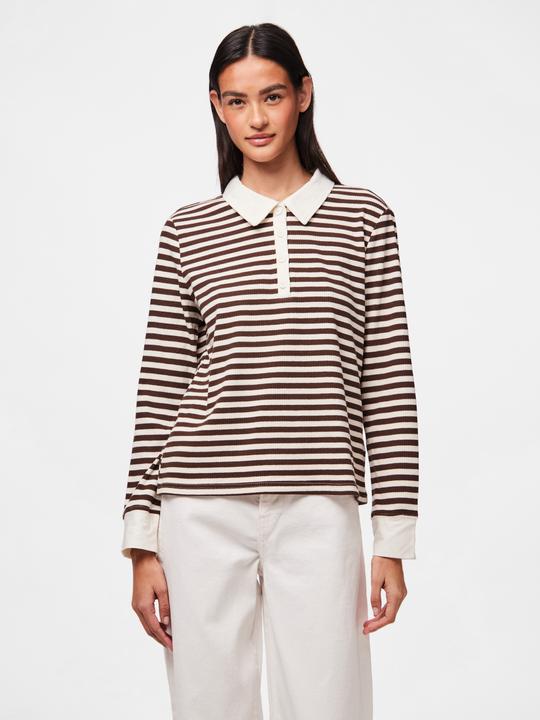 Image du produit Pieces PCDONNA Langarm-Poloshirt (L)