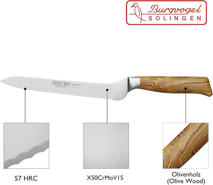 Produktbild Burgvogel Solingen Brotmesser (20 cm)