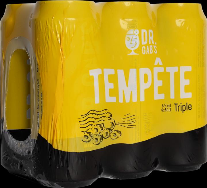 Actual product image Dr. Gab's 6-pack Tempête 50cl (6 x 50 cl)