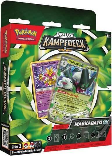 Produktbild Tinisu Pokemon Karten Deluxe Kampf Deck - Maskagato ex (deutsch) (Deutsch, Booster Pack)