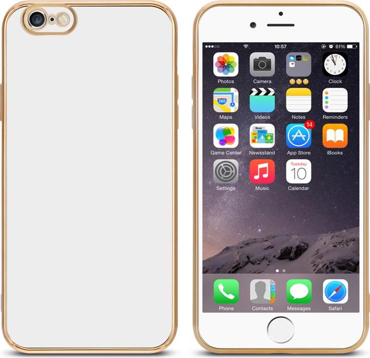 Produktbild Cadorabo Hülle für Apple iPhone 6 / 6S im TPU mit Kameraschutz LM130 Style (Apple iPhone 6)