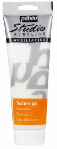 Immagine prodotto Pebeo Studio Acrylics Gel Sabbiato Bianco (250 ml)