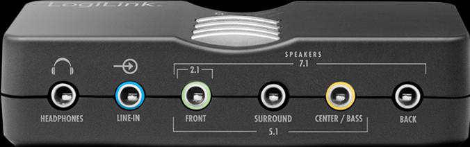 Actual product image LogiLink Sound Box 7.1 (USB 2.0)