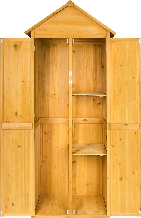 Actual product image tectake Garden storage shed with a pitched roof