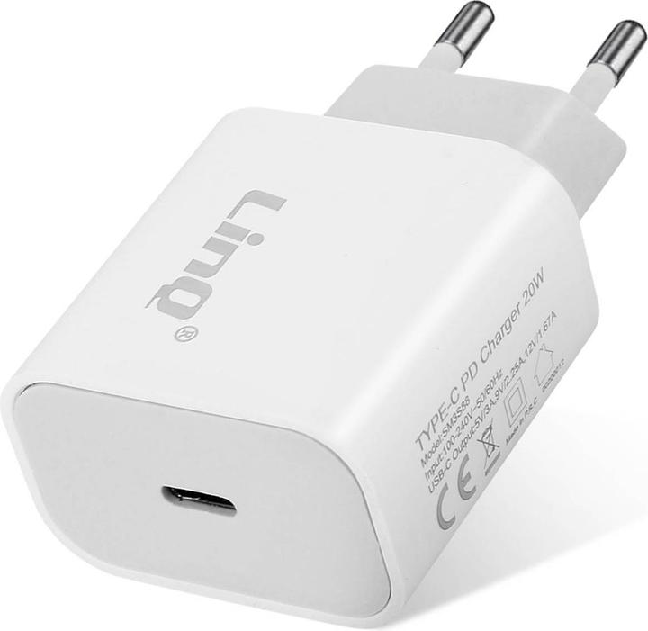 Produktbild LinQ USB-C Power Delivery 20W Schnellladegerät, Wand-Ladegerät, - Weiss (20 W)