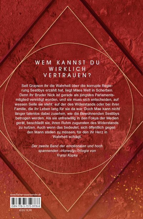 Immagine prodotto Honesty. Was die Lüge uns kostet (Tedesco, Franzi Kopka, 2024)