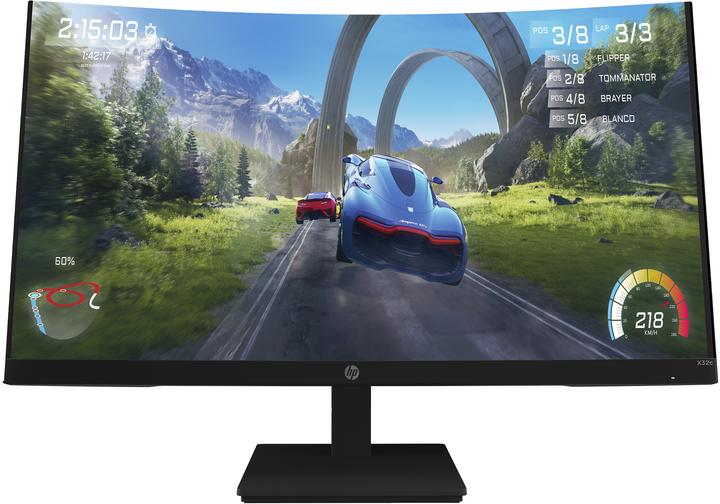 Produktbild HP X32c 80 cm (31.5" ) 1920 x 1080 Pixel Full HD LCD Schwarz (1920 x 1080 Pixel, 31.50")