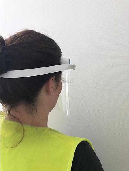 Image du produit Seco Visière de protection (lot de 10 ou 100 pces), visière en plexiglas avec