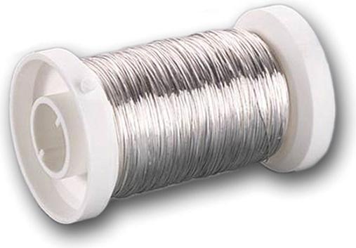 Image du produit hobbytime Fil d'argent 0,6mm 15m (15 m)