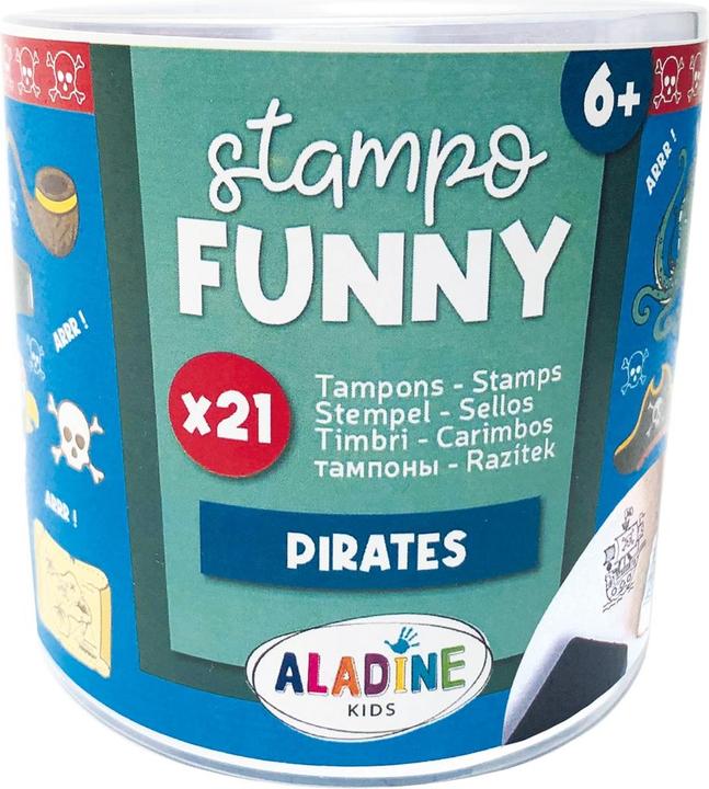 Immagine prodotto Aladine Timbro per bambini Pirati divertenti