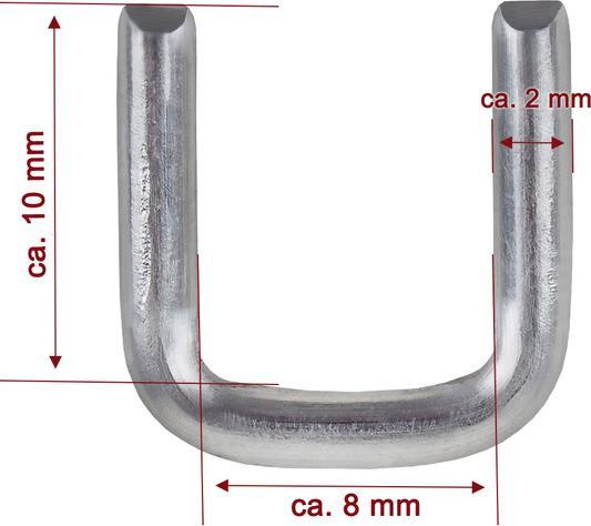 Actual product image Beeketal Clips for sausage clippers, 4000 pieces