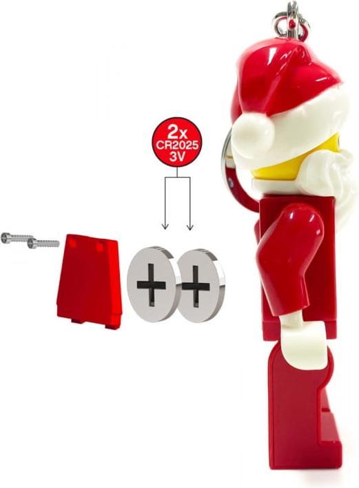 Produktbild Euromic LEGO - Keychain w/LED - Santa (4006036-LGL-KE189H)