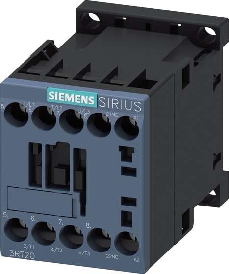 Productafbeelding Siemens Stroomschakelaar 5.5kW 3S 220VAC 12A 3RT2017-1AN22
