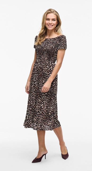 Actual product image Vila VIRITA Midi Gesmoktes Kleid (40)