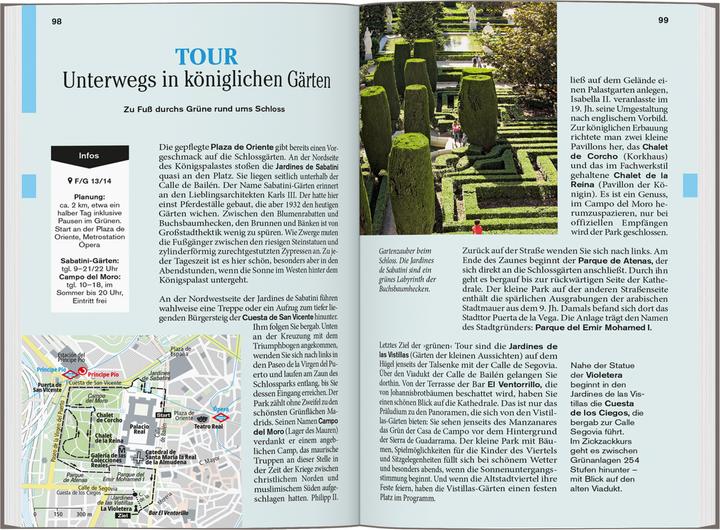 Actual product image Reise-Taschenbuch Reiseführer Madrid & Umgebung (German, Manuel García Blázquez, Maria Anna Hälker, 2024)