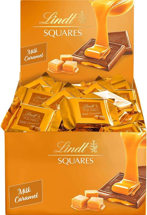 Image du produit Lindt Pralines Squares Lait Caramel 15.9 g (750 g)