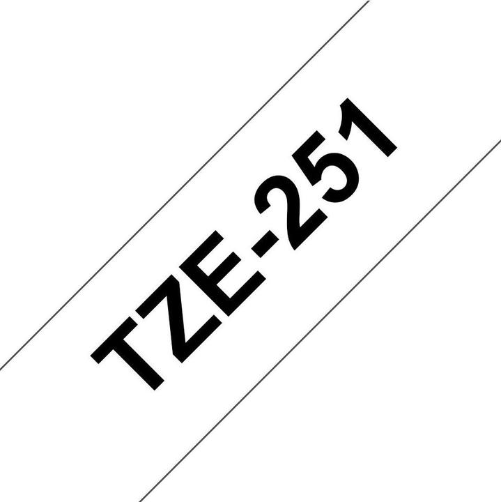 Actual product image Brother P-Touch Tape (2.40 cm, White)