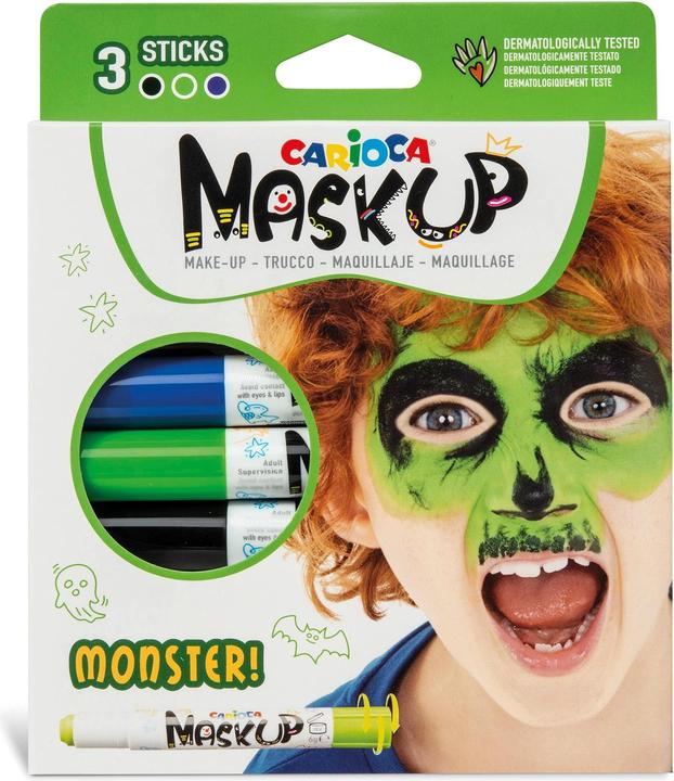 Produktbild Carioca Mack-Up Monsters Box 3 Stück, Grün