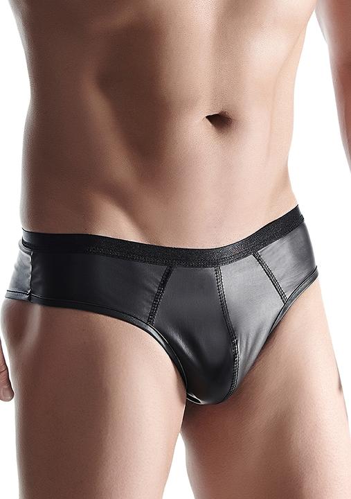 Produktbild Regnes Fetish Planet Wetlook Herren Slips im brasilianischen Stil (S)