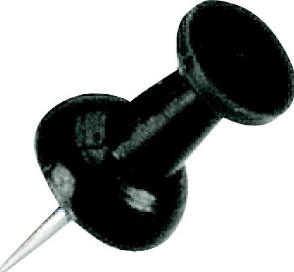 Immagine prodotto Legamaster Pin nero, 50 pezzi (50 Pezzo/i, 165 mm)