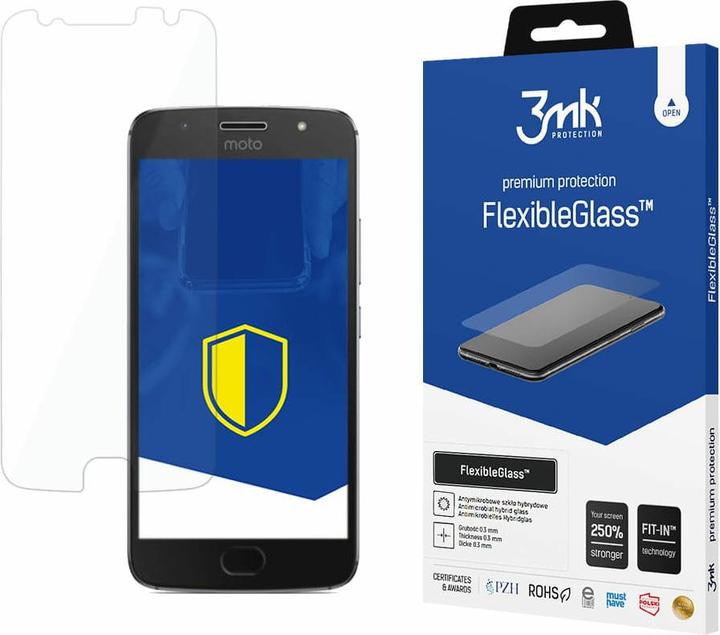 Actual product image 3MK FlexibleGlass Moto G5S Plus Szkło Hybrydowe (1 Piece, Motorola Moto G5S Plus)
