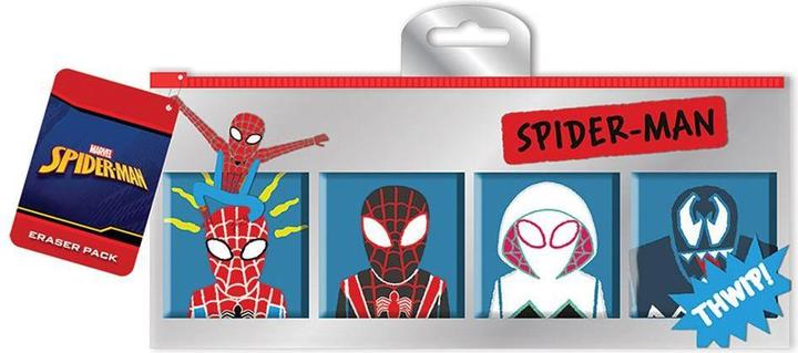 Produktbild Spiderman Radiergummis Skizze Set 4Erpack