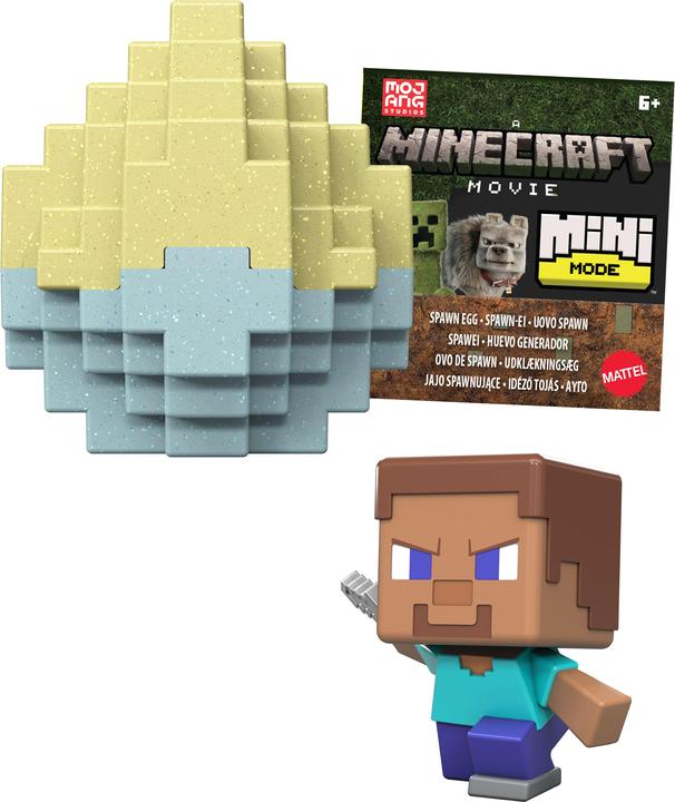 Actual product image Minecraft Mini Mode Spawn Egg (assorted - randomised)